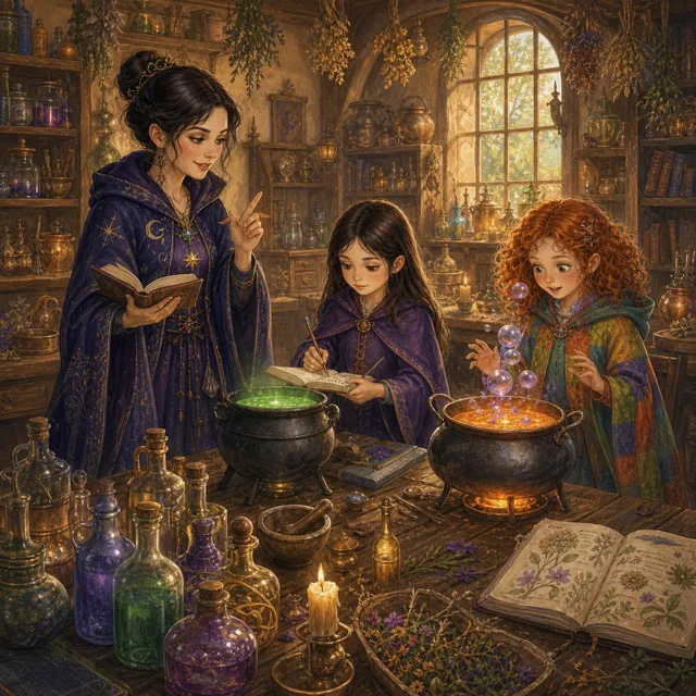 Иллюстрация 2 к истории «Лина, Майя и фея Астра»