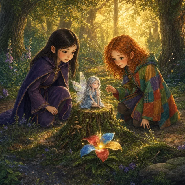 Иллюстрация 1 к истории «Лина, Майя и фея Астра»